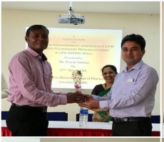 Mr. Praveen Sulokar, Disaster Management Cell, CPR Technique Expert; 7/3/2018 