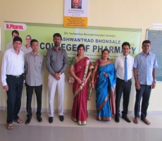 Visit by Hon. Mrs. Saili S. Masal, Registrar, Maharashtra State Pharmacy Council (MSPC) and Hon. Mr. Vijay Patil, MSPC Council President
