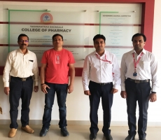 26.01.2019 A Friendly Visit by Mr. Vitthal Hebbalkar, HR Manager and Mr. Virendra Athalekar, Executive - Glenmark Pharmaceuticals, Goa 